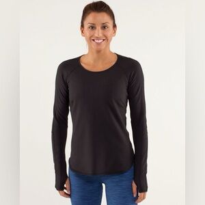 Lululemon Athletica Runder Under Reversible Long Sleeve Size: 12